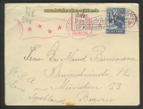 Dänemark Auslands-Zenaur-Brief 1947 Riemer A-28 (24584)
