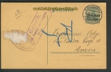 dt. Post Belgien GSK Dinant 5.10.1915 Zensur (21300)