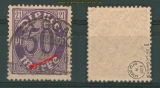 dt. Reich Dienst Mi # 21 I gestempelt gepr. Infla (26880)