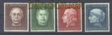 Bund Mi #  200/03 postfrisch Helfer der Menschheit 1954 (15048)