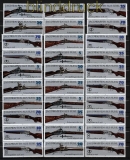 DDR Zusammendrucke  Mi # 2376/81 postfrisch SZd 168/179 Jagdwaffen (29537)