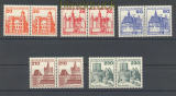 Bund Mi #  995/99 postfrisch Burgen und Schlsser wagerechte Paare (21167)