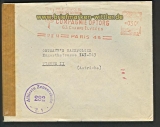 Frankreich Auslands-Zensur-Brief Paris 17.2.1953(21929)