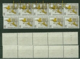 Bund Mi # 1535 R postfrisch Sehenswrdigkeiten zwei 5er-Streifen (34152)