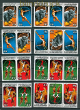 DDR Zusammendrucke Mi # 2983/86 postfrisch WZd 645 - SZd 299 Zirkuskunst (26487)