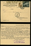 Ungarn Mi # 695 (2) auf Auslands-Brief mit deutscher Zensur 1943 (40324)