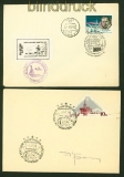 Russland zwei Belege Polarexpeditionen 1969 und 1977 (41233)