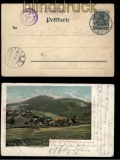 dt. Reich farb-AK Waltersdort Lausche 1908 R1 *LAUSCHE* (31880)