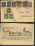 dt. Reich PP 61 C3/05 1922 Philatelistentag Zus (21543)