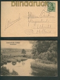 dt. Reich Mi 143 a EF Auslands-Drucksachen-AK 1920 (25411)