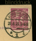 dt. Reich Mi # 241 Y EF auf Drucksachenkarte RRRR!!!! geprüft Winkler BPP (34494)