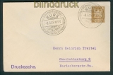 dt. Reich Privat-Umschlag PU 99 A 1 gestempelt SSr. BURG 8.5.1925 (27376)