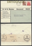 Schweiz Auslands-Zensur-Brief Zrich 1941 Deutsche Zensur (44971)