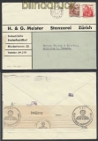 Schweiz Auslands-Zensur-Brief Z�rich 1941 Deutsche Zensur (44971)