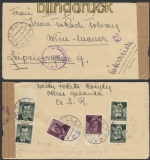 Tscheschoslowakei Auslands-Zensur-Brief Kosuty 1950 (45041)