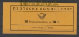 Bund Markenheftchen Mi #  6 d postfrisch Heuss I fluoreszierendes Papier (21855)