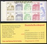 Bund Markenheftchen Mi #  23 a mZ postfrisch Burgen & Schlsser Zhlbalken (42969)