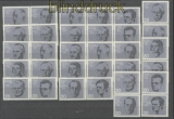 Bund Mi # 431/38 gestempelt Zusammendrucke aus Widerstandskmpferblock (31381)