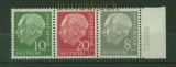 Bund Zusammendruck Mi # W 22 Y II postfrisch Heuss (34750)