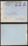 Jugoslawien Mi # 399 (3) MeF Auslands-Zensur-Eil-Brief Sarajevo 23.2.1940 nach Berlin (44123)