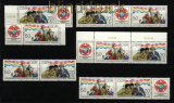 DDR Zusammendrucke Mi # 2959/60 postfrisch WZd 639/44 Weltfestspiele (29568)