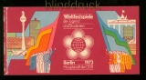 DDR Markenheftchen Mi # 7/4 postfrisch Weltfestspiele 1973 (34528)