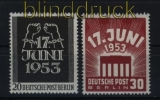 Berlin Mi # 110/11 Volksaufstand 17. Juni postfrisch (29363)