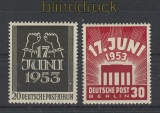 Berlin Mi # 110/11 Volksaufstand 17. Juni 1953 (21748)