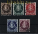 Berlin Mi # 75/79 Glocken-Satz Klppel links gestempelt (29467)