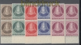 Berlin Mi #  75/79 Glocke links postfrischer 4er-Block-Satz  (43525)