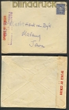 Australien Ausland-Zensur-Brief nach Malang / Java ca. 1940 (21295)