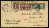 USA Auslands-Luftpost-Brief Detroit 1933 (40208)