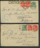 Sdafrika 7 Auslands-Zensur-Briefe aus den jahren 1915 bis 1918 (21293)