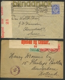 Sdafrika 7 Auslands-Zensur-Briefe aus den jahren 1915 bis 1918 (21293)