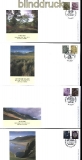 Großbritannien Regionalmarken 2012 auf Ersttagsbrief FDC (31581)