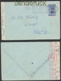 Belgien Mi # 588 EF Auslands-Zensur-Brief Brssel deutsche Zensur 1942 (44864)