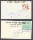 Großbritannien Poststreik 1971 6 Briefe mit Privatpostmarken  (35651)