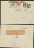 Spanien Auslands-Zensur-Brief Valencia spanische Zensur nach Paris (45013)
