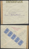 Griechenland Auslands-Zensur-Brief 1943 deutsche Zensur nach Wien (44912)