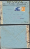 Bulgarien Auslands-Zensur-Brief Sofia 1940 deutsche Zensur (44882)