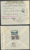 Griechenland Auslands-Zensur-Brief 1938 griechische Zensur nach Paris (44901)