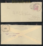 dt. Reich Mi # 633 EF Fernrbief beschdigt amtlich verschlossen Leipzig 1936 (44759)