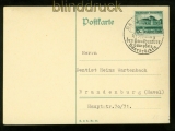dt. Reich Mi 673 auf Postkarte mit SSt. vom Ersttag FDC (41637)