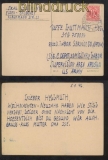 Bi-Zone AM-Post Mi # 24 auf Kriegsgefangenenpostkarte 07.01.1946 (35965)
