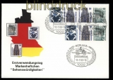 Berlin Zusammendrucke Mi # W 84, W 86 und W 88 Ersttagsbrief SWK (32290)