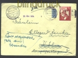 Bund Mi # 154 EF auf Fernbrief L�beck 29.3.1954 (17325)