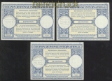 Drei Internationale Antwortscheine Mi # 3 M�nchengladbach 1963 (42740)