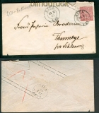 NDP Ganzsachenumschlag GSU 32 Aufbrauch Kiel 1869  (25551)