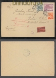 Bhmen und Mhren MiF Eil-Brief Viktoria-Stempel Semil 1.9.1941 (43263)