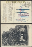Sudetenland Feldpostkarte Schönlinde 1942 Zurück an Absender (45070)